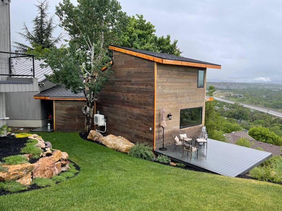 Luxury Alpine Treehouse Villa Holladay Eksteriør bilde