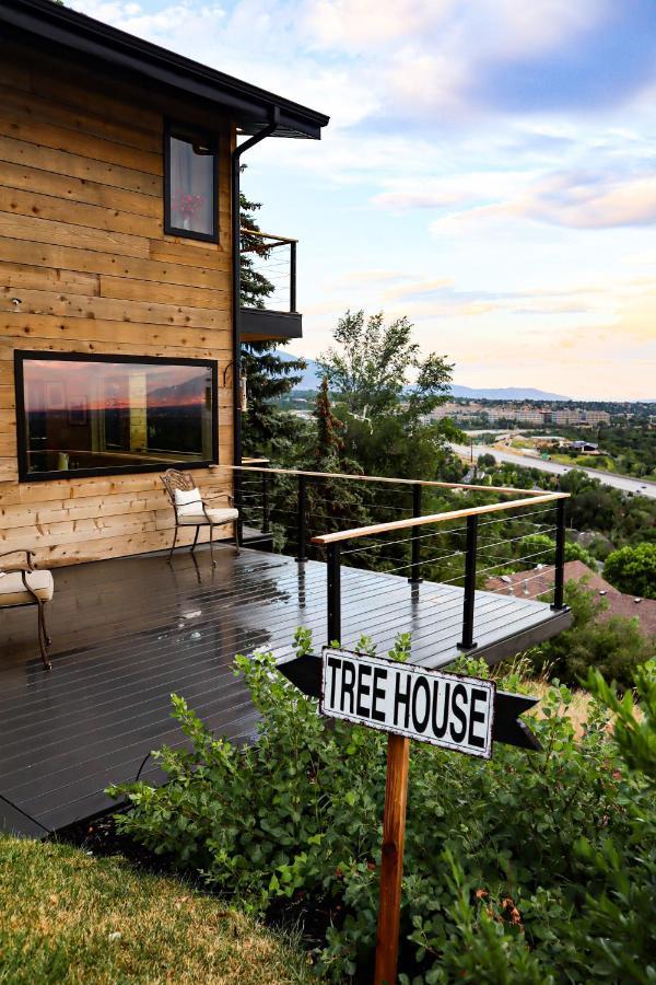 Luxury Alpine Treehouse Villa Holladay Eksteriør bilde