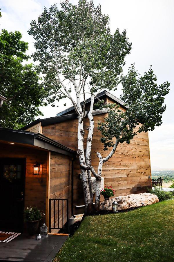 Luxury Alpine Treehouse Villa Holladay Eksteriør bilde